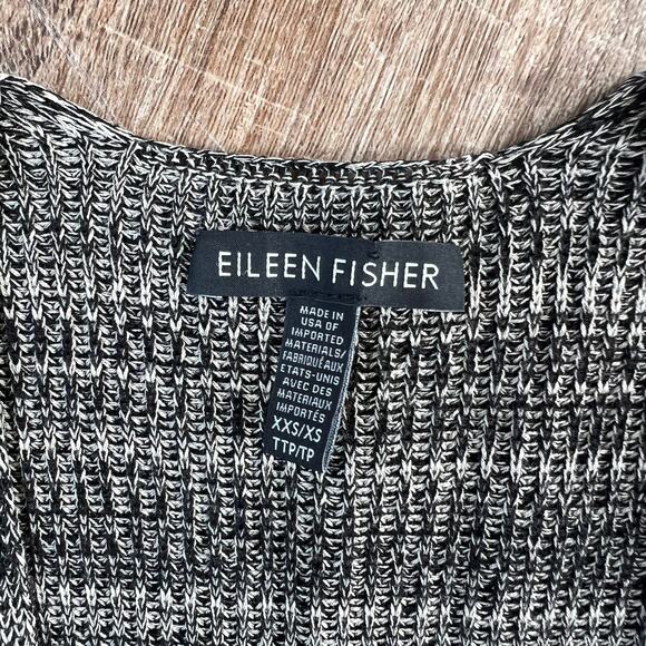 Eileen Fisher Sleek Tencel Knit Kimono Cardigan Short Sleeve Brown - Picture 5 of 5